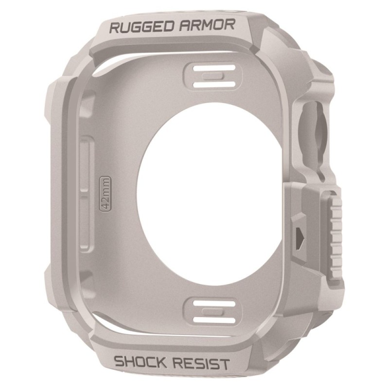 SPIGEN RUGGED ARMOR V2 за Apple Watch 10 / 11 (42 мм) Dune Beige - SPIGEN RUGGED ARMOR V2 за Apple Watch 10 / 11 (42 мм) Dune Beige - 8800283316254-ACS10493