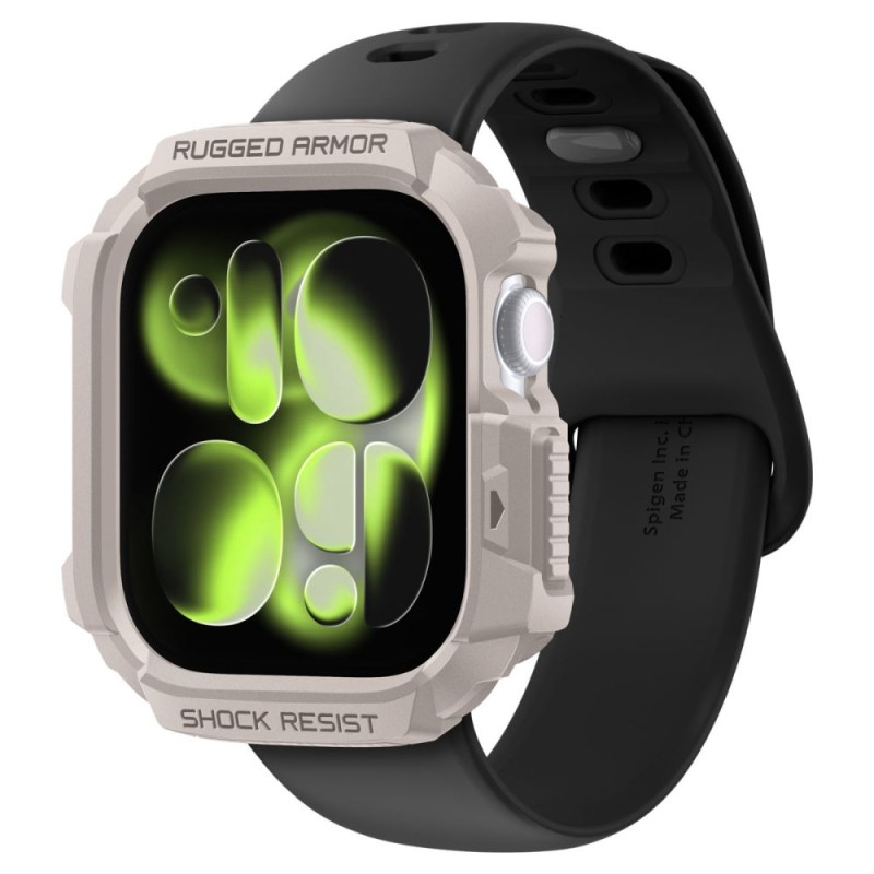 SPIGEN RUGGED ARMOR V2 за Apple Watch 10 / 11 (42 мм) Dune Beige - SPIGEN RUGGED ARMOR V2 за Apple Watch 10 / 11 (42 мм) Dune Beige - 8800283316254-ACS10493