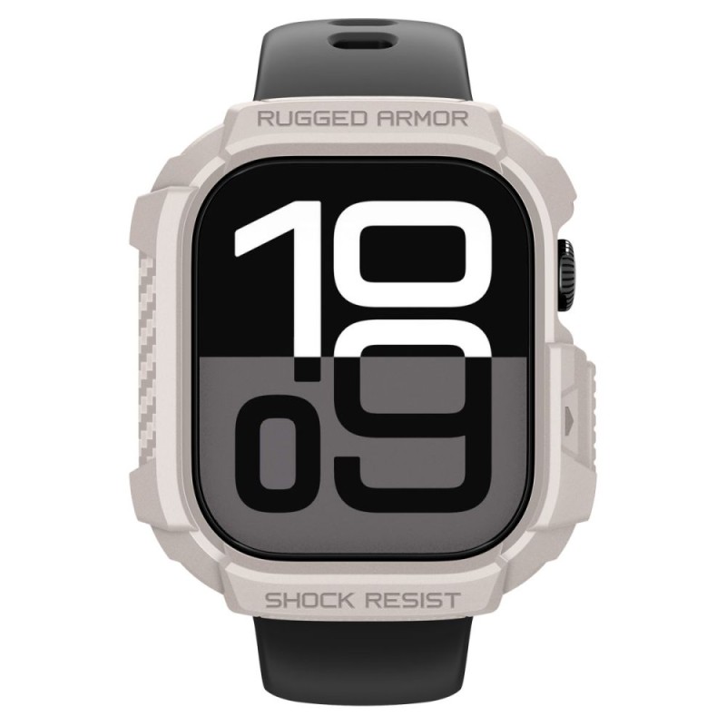 SPIGEN RUGGED ARMOR V2 за Apple Watch 10 / 11 (42 мм) Dune Beige - SPIGEN RUGGED ARMOR V2 за Apple Watch 10 / 11 (42 мм) Dune Beige - 8800283316254-ACS10493