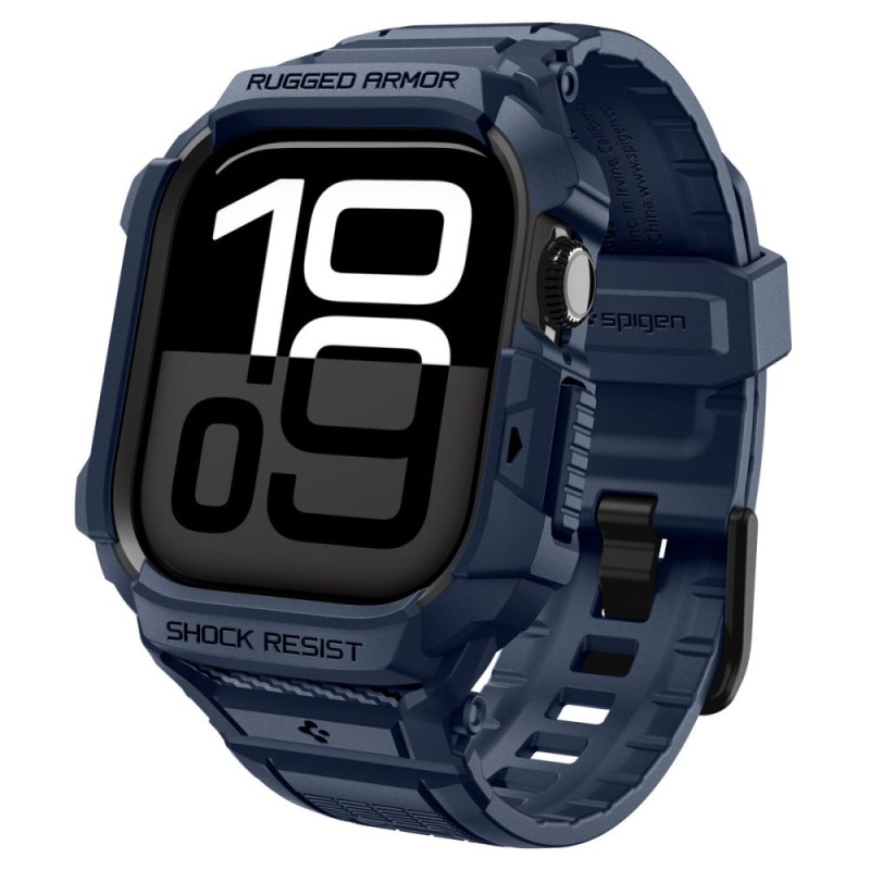SPIGEN RUGGED ARMOR „PRO” V2 за Apple Watch 10 / 11 (42 мм) Navy Blue - 8800283316278-ACS10495
