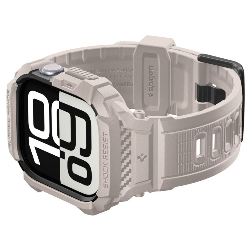SPIGEN Rugged Armor “Pro” V2 за Apple Watch 10/11 (42 мм) Dune Beige - SPIGEN Rugged Armor “Pro” V2 за Apple Watch 10/11 (42 мм) Dune Beige - 8800283316285-ACS10496