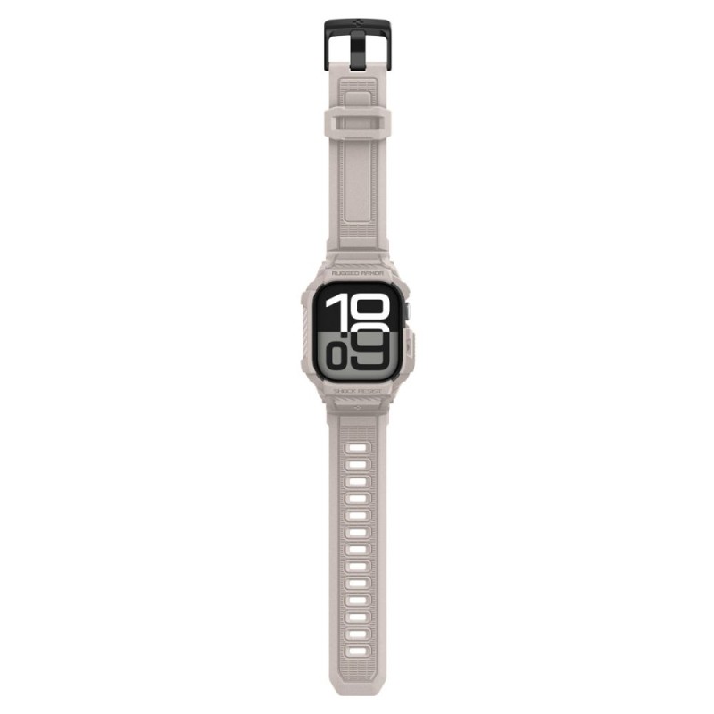 SPIGEN Rugged Armor “Pro” V2 за Apple Watch 10/11 (42 мм) Dune Beige - SPIGEN Rugged Armor “Pro” V2 за Apple Watch 10/11 (42 мм) Dune Beige - 8800283316285-ACS10496