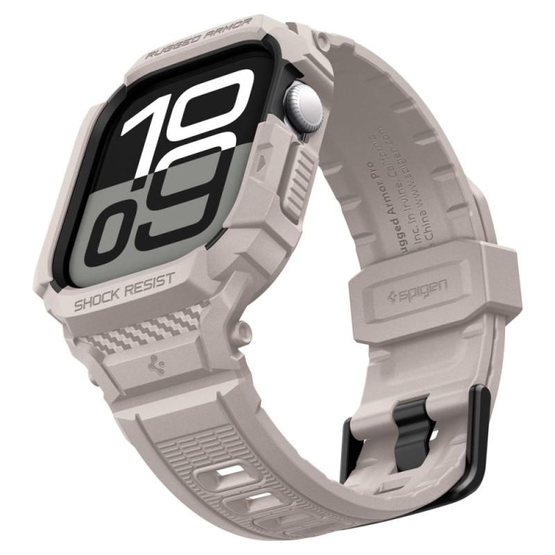 SPIGEN Rugged Armor “Pro” V2 за Apple Watch 10/11 (42 мм) Dune Beige - SPIGEN Rugged Armor “Pro” V2 за Apple Watch 10/11 (42 мм) Dune Beige - 8800283316285-ACS10496