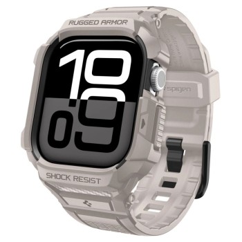 SPIGEN RUGGED ARMOR „PRO” V2 за Apple Watch 10/11 (46 мм) Dune Beige