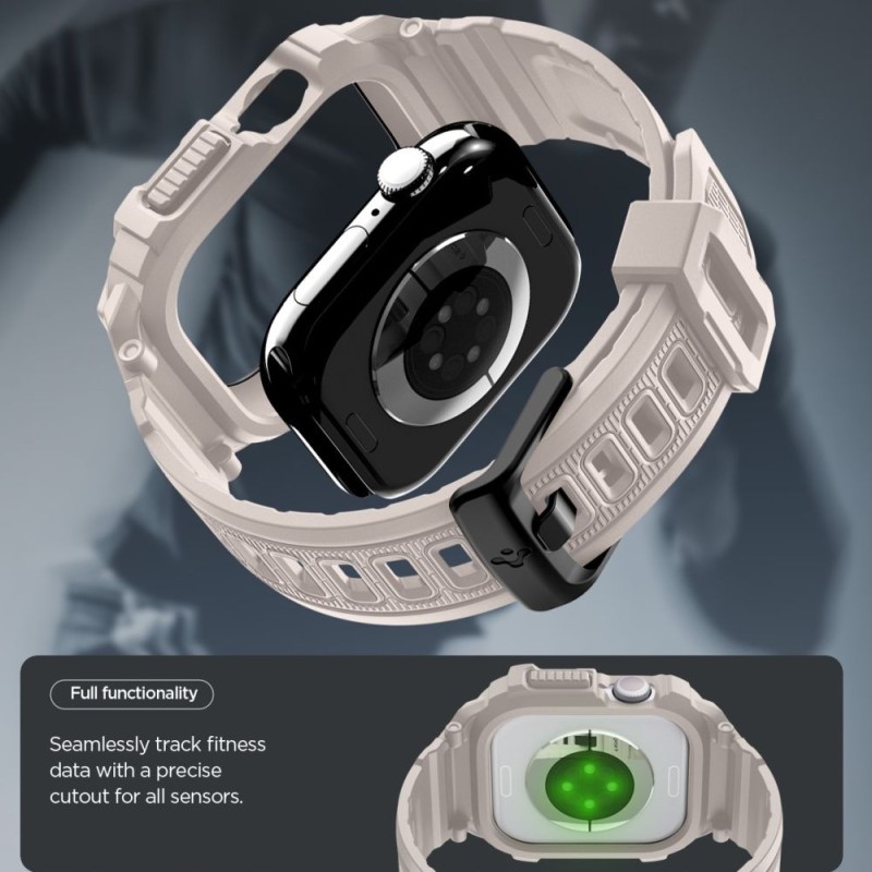 SPIGEN RUGGED ARMOR „PRO” V2 за Apple Watch 10/11 (46 мм) Dune Beige - 8800283316384-ACS10506