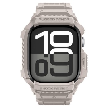 SPIGEN RUGGED ARMOR „PRO” V2 за Apple Watch 10/11 (46 мм) Dune Beige