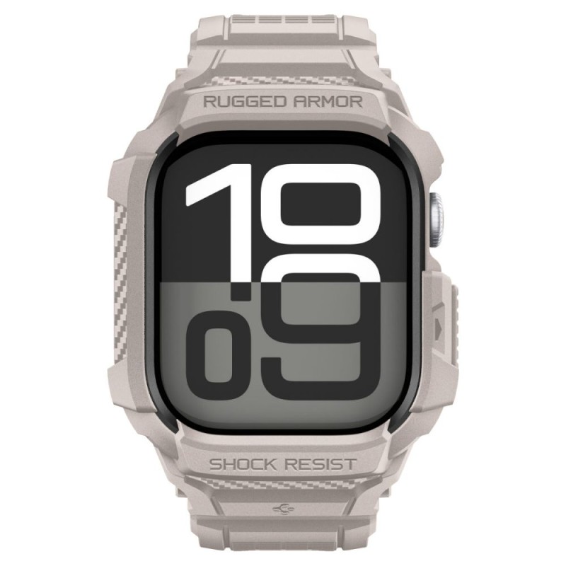 SPIGEN RUGGED ARMOR „PRO” V2 за Apple Watch 10/11 (46 мм) Dune Beige - 8800283316384-ACS10506