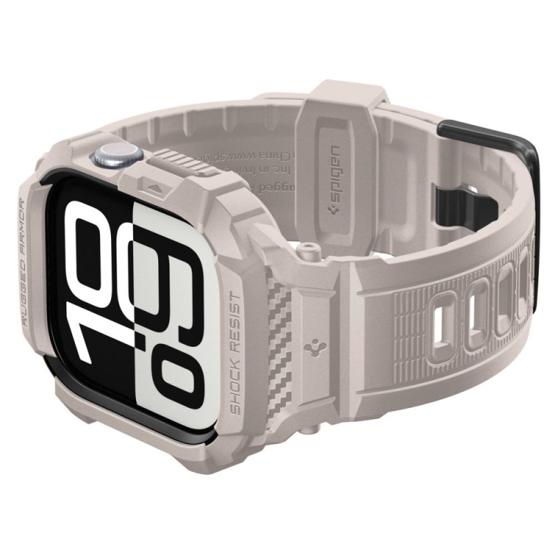 SPIGEN RUGGED ARMOR „PRO” V2 за Apple Watch 10/11 (46 мм) Dune Beige - 8800283316384-ACS10506