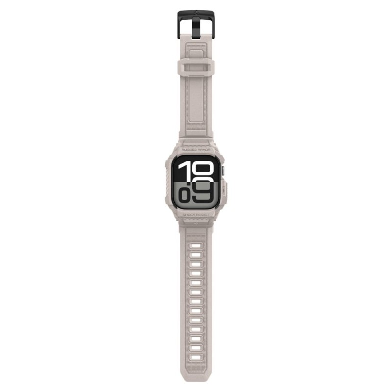 SPIGEN RUGGED ARMOR „PRO” V2 за Apple Watch 10/11 (46 мм) Dune Beige - 8800283316384-ACS10506