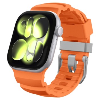 SPIGEN WBS2 каишка за Apple Watch 8 / 9 / 10 / 11 / 12 / SE / Ultra (44 / 45 / 46 / 49 мм) оранжева