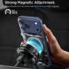 Spigen Essential EV25MFAQ – магнитна Magsafe поставка за автомобил с безжично зарядно 25W Qi 2.2 (Peltier), черна - 8800283316438-ACP10511