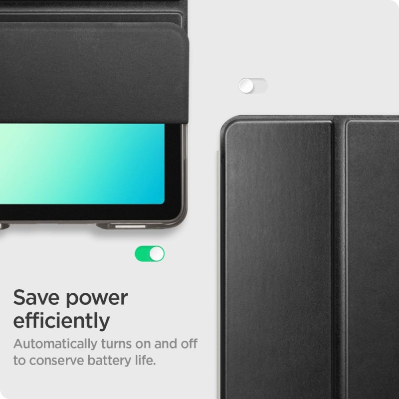 Spigen Smart Fold за Samsung Galaxy Tab A9+ / A11+ Plus 11.0 (X210/X215/X216/X230/X235/X236) Black - Spigen Smart Fold за Samsung Galaxy Tab A9+ / A11+ Plus 11.0 (X210/X215/X216/X230/X235/X236) Black - 8800283316865-ACS10553