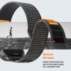 Spigen Athlex Air 2 спортна каишка за Apple Watch 8/9/10/11/SE/Ultra (44/45/46/49 мм) Active Black / Orange - 8800283317404-AMP10607