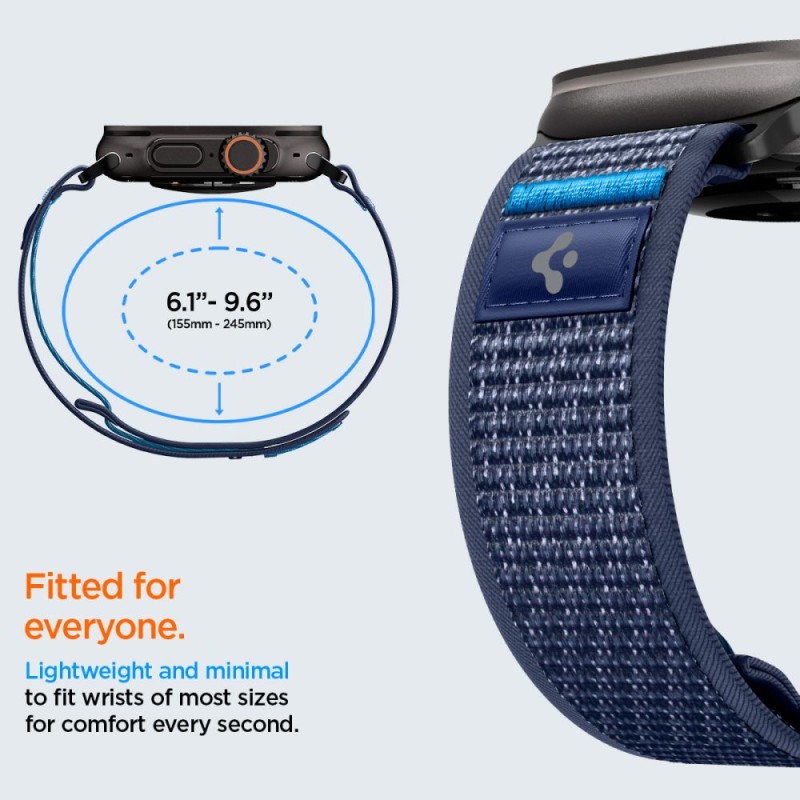 SPIGEN ATHLEX AIR 2 за Apple Watch 8/9/10/11/SE/Ultra (44/45/46/49 мм) ACTIVE NAVY BLUE - 8800283317411-AMP10608