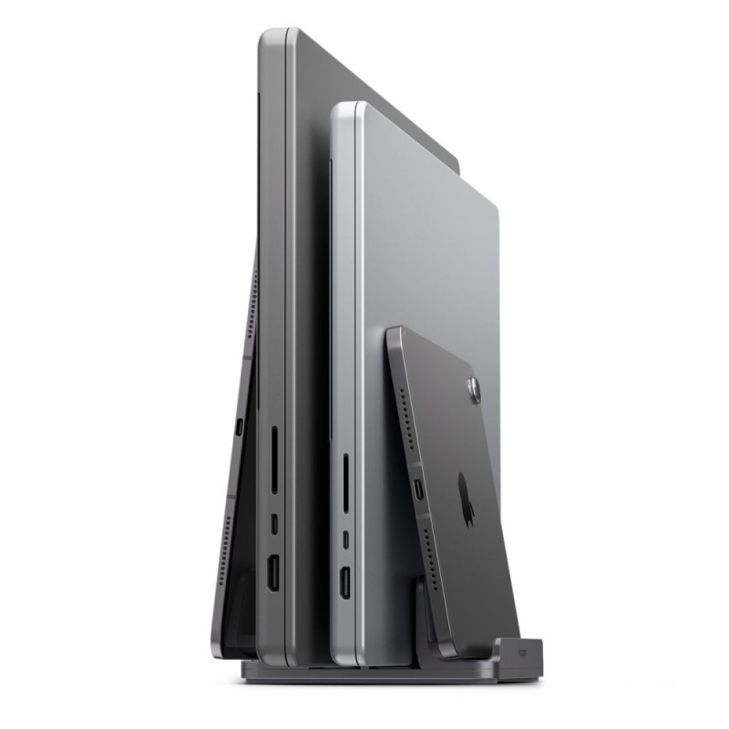 SPIGEN LD208S4 Поставка за лаптоп вертикална Space Grey - SPIGEN LD208S4 Поставка за лаптоп вертикална Space Grey - 8800283317725-AMP10640