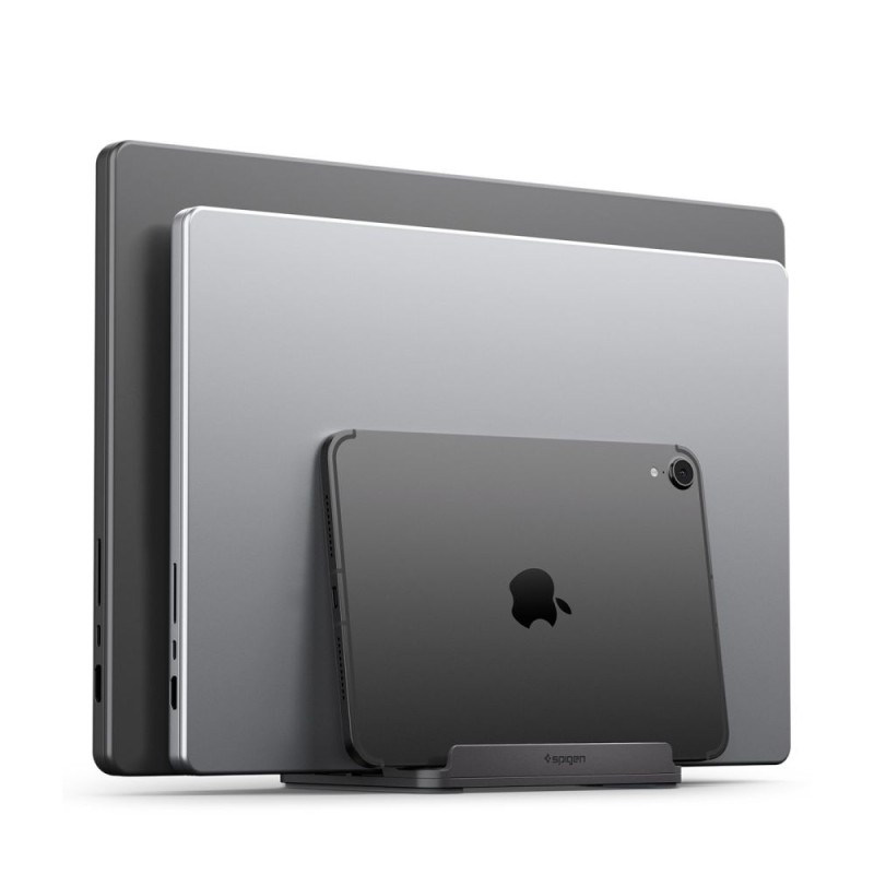 SPIGEN LD208S4 Поставка за лаптоп вертикална Space Grey - SPIGEN LD208S4 Поставка за лаптоп вертикална Space Grey - 8800283317725-AMP10640