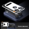 Spigen Optik Pro XL „EZ Fit” протектор за камера от закалено стъкло 9H за iPhone 17 Pro Max (черен) - 8800283317817-AGL10649