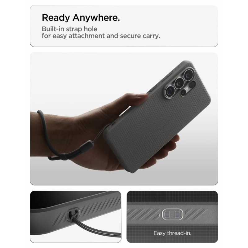 Spigen Liquid Air Mag MagSafe кейс за Samsung Galaxy S26 Ultra Marble Grey - Spigen Liquid Air Mag MagSafe кейс за Samsung Galaxy S26 Ultra Marble Grey - 8800283318074-ACS10675