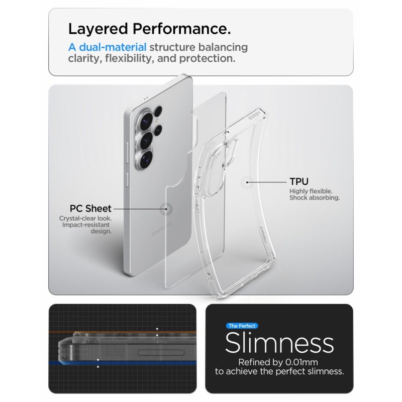 Spigen Ultra Hybrid Galaxy S26 Ultra Crystal Clear (SKU 8800283318098-ACS10677) - Spigen Ultra Hybrid Galaxy S26 Ultra Crystal Clear (SKU 8800283318098-ACS10677) - 8800283318098-ACS10677