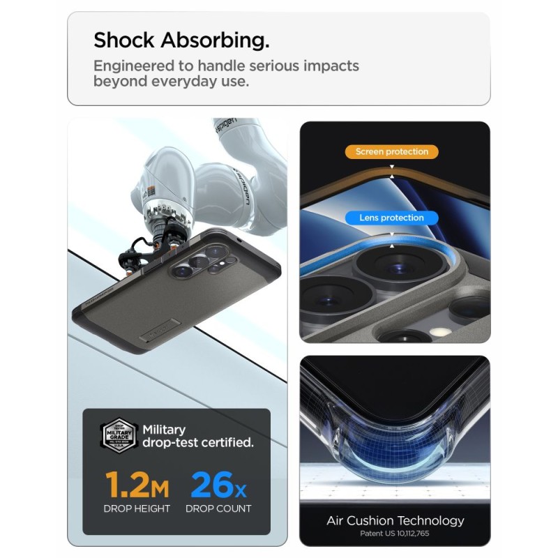 Spigen Tough Armor MagSafe кейс за Samsung Galaxy S26 Ultra Gunmetal - Spigen Tough Armor MagSafe кейс за Samsung Galaxy S26 Ultra Gunmetal - 8800283318173-ACS10685