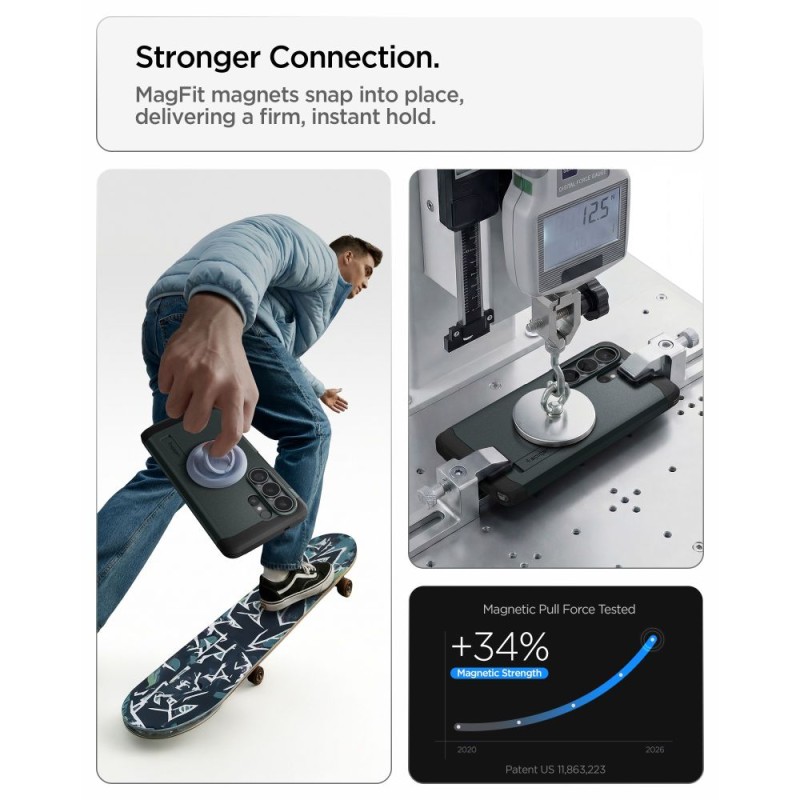 SPIGEN Tough Armor MagSafe за Samsung Galaxy S26 Ultra Abyss Green (ACS10686) - SPIGEN Tough Armor MagSafe за Samsung Galaxy S26 Ultra Abyss Green (ACS10686) - 8800283318180-ACS10686
