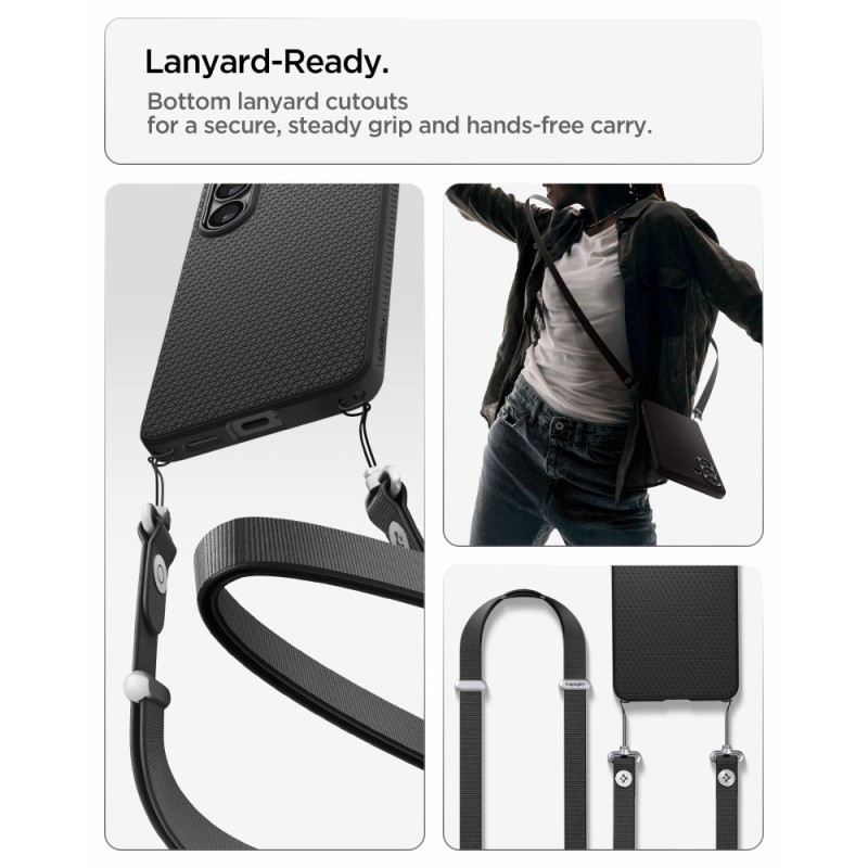 Spigen Liquid Air Mag MagSafe калъф за Samsung Galaxy S26+ Plus, матово черен (SKU: 8800283318364-ACS10704) - Spigen Liquid Air Mag MagSafe калъф за Samsung Galaxy S26+ Plus, матово черен (SKU: 8800283318364-ACS10704) - 8800283318364-ACS10704
