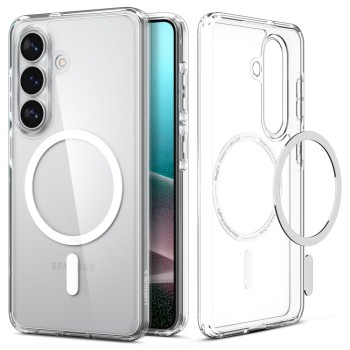 Spigen Ultra Hybrid MagSafe кейс за Samsung Galaxy S26+ Plus Clear/White Spigen Ultra Hybrid MagSafe кейс за Samsung Galaxy S26+ Plus Clear/White