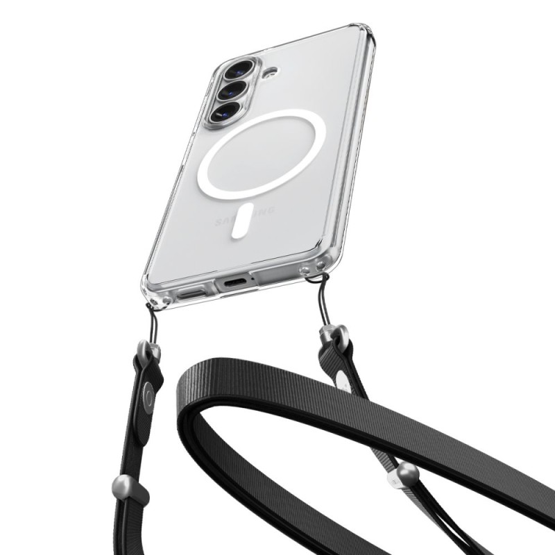 Spigen Ultra Hybrid MagSafe кейс за Samsung Galaxy S26+ Plus Clear/White - 8800283318418-ACS10709