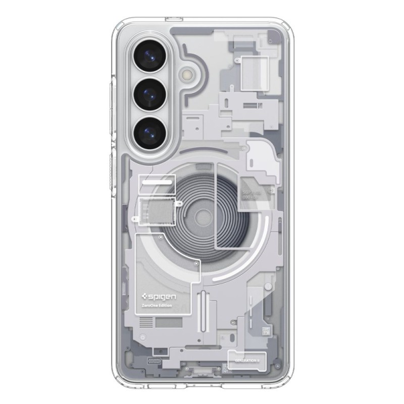 SPIGEN ULTRA HYBRID MagSafe за Samsung Galaxy S26+ Plus (Zero One White) - SPIGEN ULTRA HYBRID MagSafe за Samsung Galaxy S26+ Plus (Zero One White) - 8800283318449-ACS10712