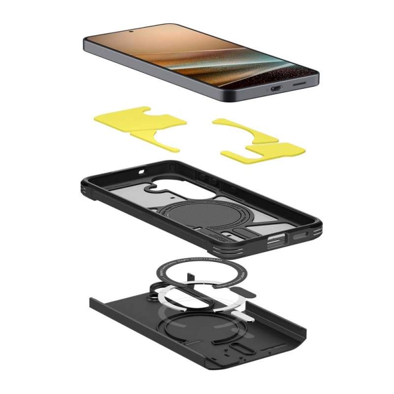 SPIGEN Tough Armor MagSafe калъф (Mag) за Samsung Galaxy S26+ Plus черен - SPIGEN Tough Armor MagSafe калъф (Mag) за Samsung Galaxy S26+ Plus черен - 8800283318456-ACS10713