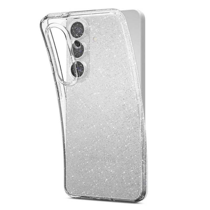 SPIGEN Liquid Crystal Galaxy S26 Glitter Crystal (прозрачен блясък) TPU кейс - SPIGEN Liquid Crystal Galaxy S26 Glitter Crystal (прозрачен блясък) TPU кейс - 8800283318616-ACS10729