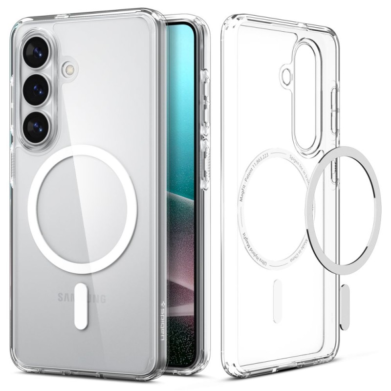SPIGEN ULTRA HYBRID MagSafe за Samsung Galaxy S26, Clear/White - SPIGEN ULTRA HYBRID MagSafe за Samsung Galaxy S26, Clear/White - 8800283318661-ACS10734