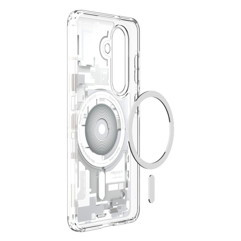 Spigen Ultra Hybrid Mag MagSafe за Samsung Galaxy S26 „Zero One White“ (ACS10737) - Spigen Ultra Hybrid Mag MagSafe за Samsung Galaxy S26 „Zero One White“ (ACS10737) - 8800283318692-ACS10737
