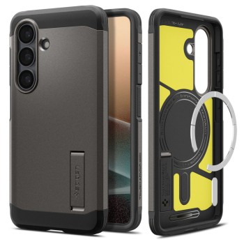 SPIGEN Tough Armor MagSafe калъф за Samsung Galaxy S26 Gunmetal SPIGEN Tough Armor MagSafe калъф за Samsung Galaxy S26 Gunmetal