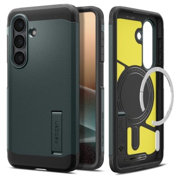 Spigen Tough Armor MagSafe хибриден кейс за Samsung Galaxy S26 Abyss Green Spigen Tough Armor MagSafe хибриден кейс за Samsung Galaxy S26 Abyss Green