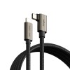 RINGKE USB 3.2 Gen 2x2 Type-C кабел 90° с PD 240W, 200 см, черен - RINGKE USB 3.2 Gen 2x2 Type-C кабел 90° с PD 240W, 200 см, черен - 8800293851486