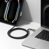 RINGKE USB 3.2 Gen 2x2 Type-C кабел 90° с PD 240W, 200 см, черен - RINGKE USB 3.2 Gen 2x2 Type-C кабел 90° с PD 240W, 200 см, черен - 8800293851486