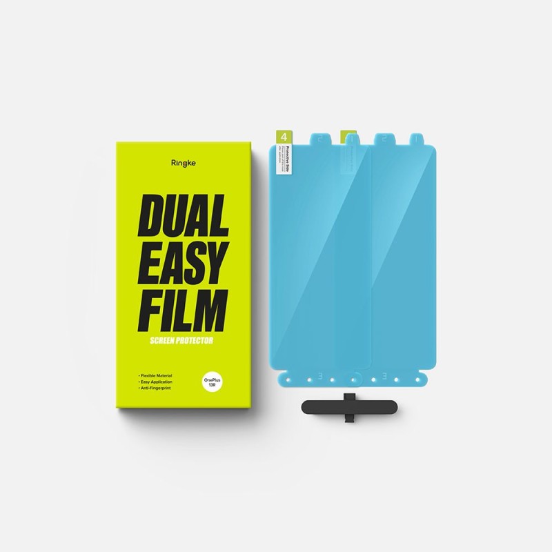 Ringke Dual Easy – Прозрачни защитни фолиа за OnePlus 13R, 2 броя (Clear) - Ringke Dual Easy – Прозрачни защитни фолиа за OnePlus 13R, 2 броя (Clear) - 8800293851899