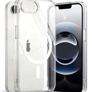 Ringke Fusion Magnetic MagSafe кейс за iPhone 16E / 17E прозрачен