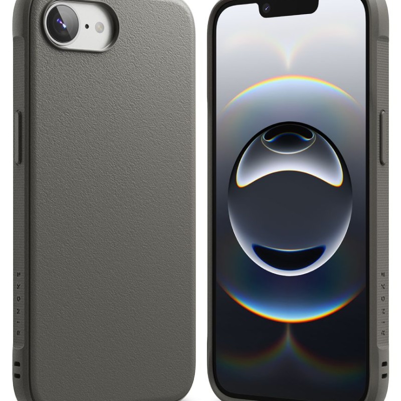 Ringke ONYX за iPhone 16E / 17E – сив калъф - 8800293852698