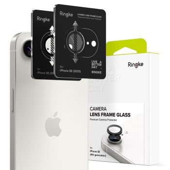 Ringke Camera Frame Protector (2 бр.) за iPhone 16E / 17E, черно