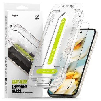 Ringke Easy Slide закалено стъкло 2 броя за Google Pixel 9A (Clear)