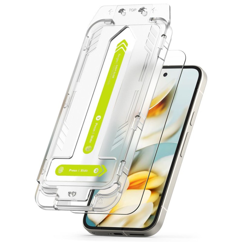 Ringke Easy Slide закалено стъкло 2 броя за Google Pixel 9A (Clear) - 8800293853497
