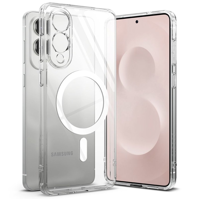 Ringke Fusion Magnetic MagSafe за Galaxy S25 Edge (Clear) - Ringke Fusion Magnetic MagSafe за Galaxy S25 Edge (Clear) - 8800293854333