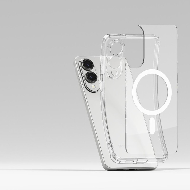 Ringke Fusion Magnetic MagSafe за Galaxy S25 Edge (Clear) - Ringke Fusion Magnetic MagSafe за Galaxy S25 Edge (Clear) - 8800293854333