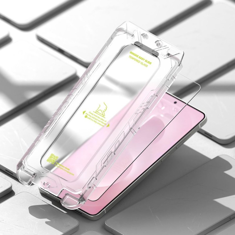 Ringke Easy Slide 2 броя закалено стъкло за Samsung Galaxy S25 Edge (Clear) - Ringke Easy Slide 2 броя закалено стъкло за Samsung Galaxy S25 Edge (Clear) - 8800293854470