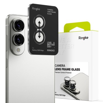 Ringke Camera Frame Protector покритие за камера за Galaxy S25 Edge Black (черно)