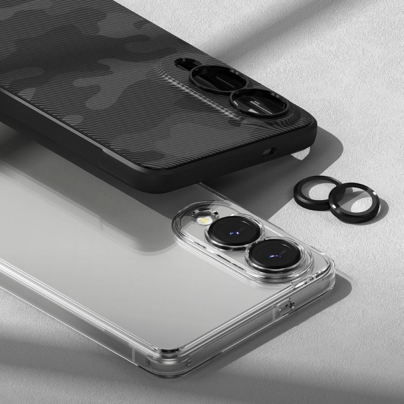 Ringke Camera Frame Protector покритие за камера за Galaxy S25 Edge Black (черно) - 8800293854517