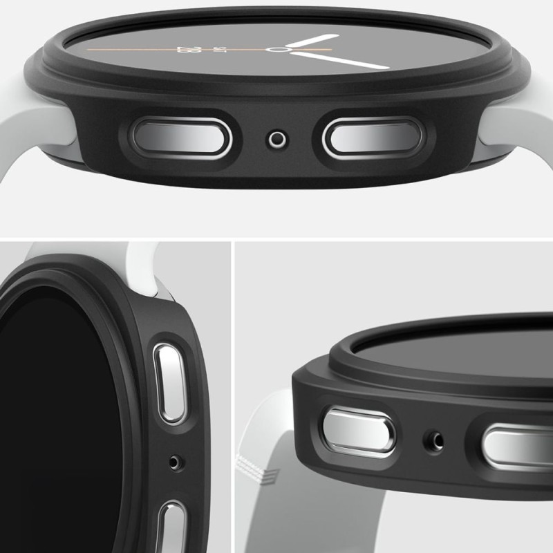 Ringke Slim 2-Pack за Galaxy Watch 8 / 9 (40 мм) – прозрачно & матово черно (SKU: 8800293856047)