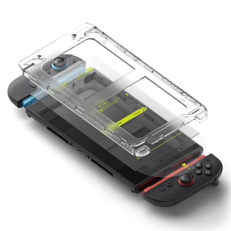Ringke Easy Slide Закалено стъкло за Nintendo Switch 2 (2 бр.) Clear - Ringke Easy Slide Закалено стъкло за Nintendo Switch 2 (2 бр.) Clear - 8800293858829